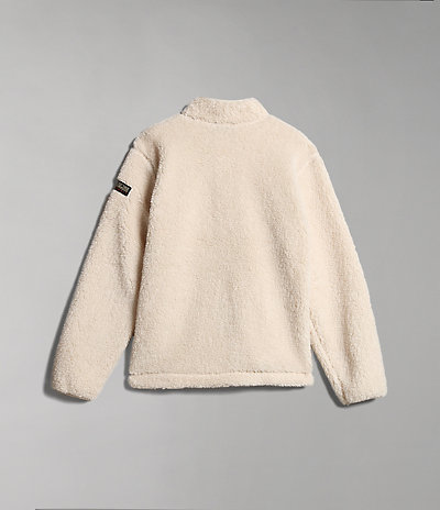 Ayas fleecesweater halve rits 6