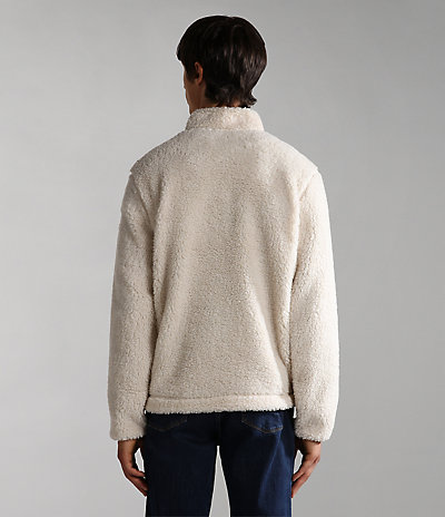Ayas fleecesweater halve rits 3