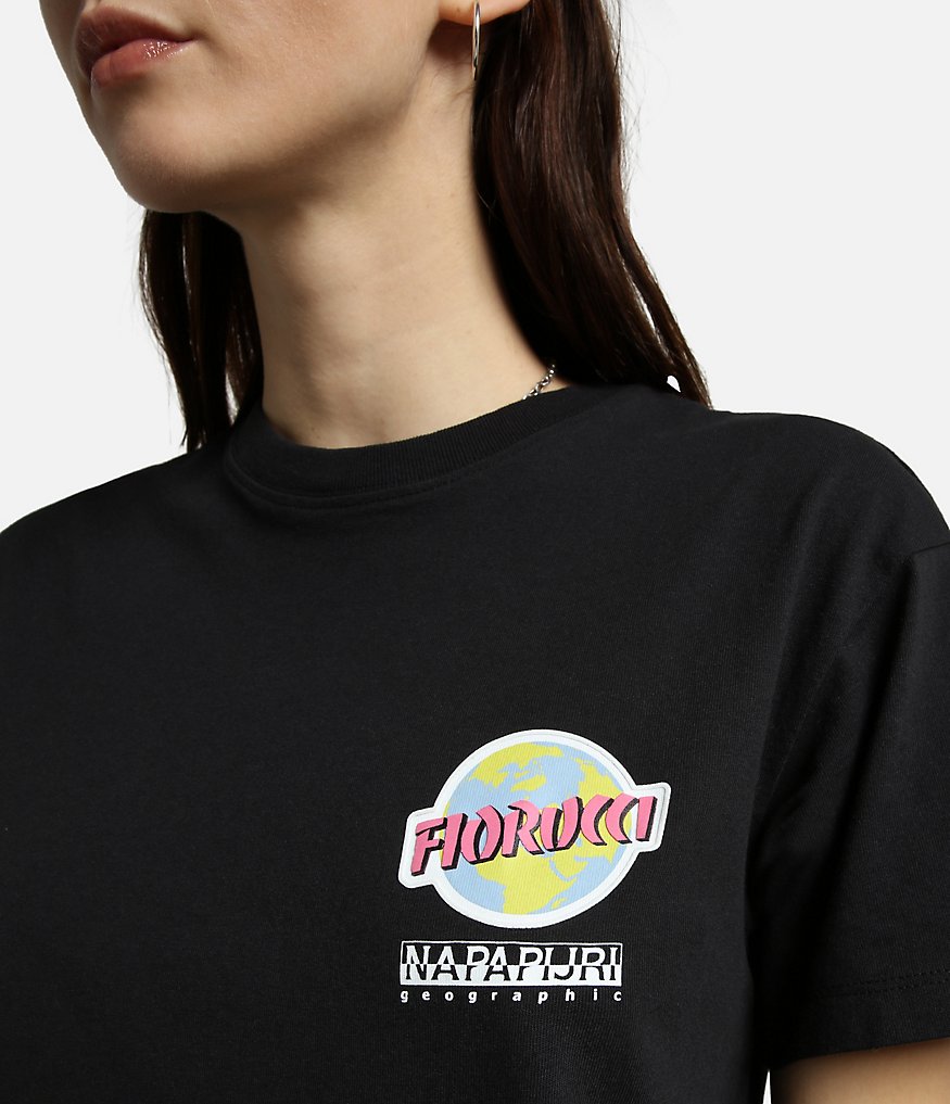 Kurzarm-T-Shirt Fiorucci Globe-