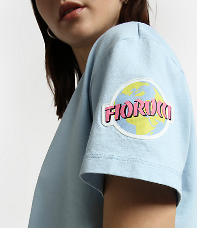 Camiseta de manga corta Fiorucci Crop