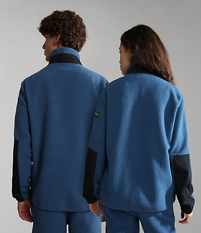 Fleece-Sweatshirt Step mit Reißverschluss