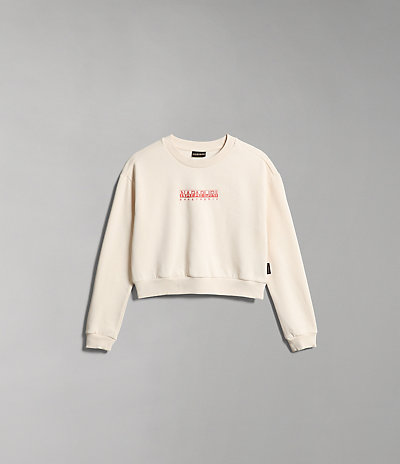 Box cropped sweatshirt met ronde hals (10-16 JAAR) 5
