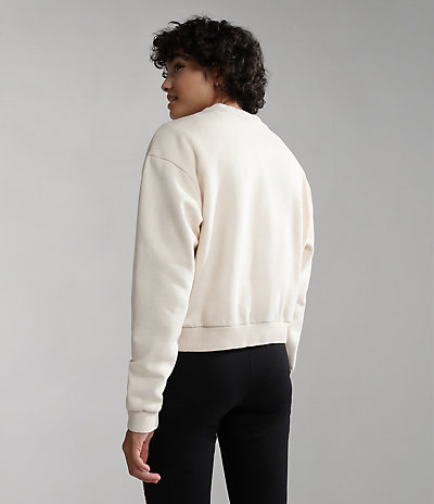 Box cropped sweatshirt met ronde hals (10-16 JAAR) 3