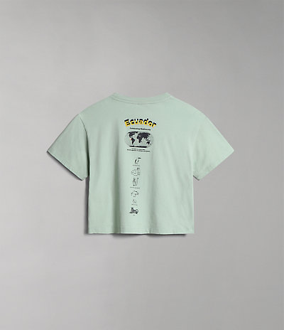 Kurzärmeliges Crop-T-Shirt Chira 7