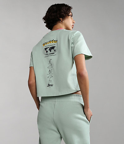 Chira Crop short sleeves T-shirt 1