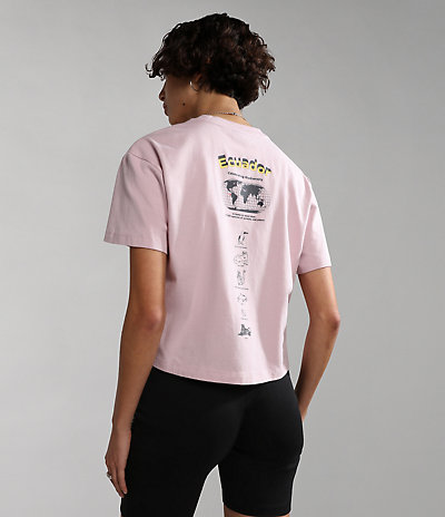 Kurzärmeliges Crop-T-Shirt Chira 1