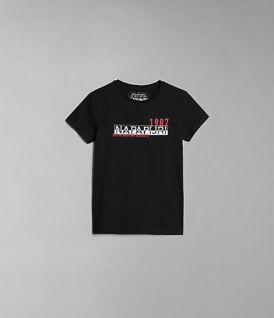 Kurzarm-T-Shirt Sem mit Rundhalsausschnitt