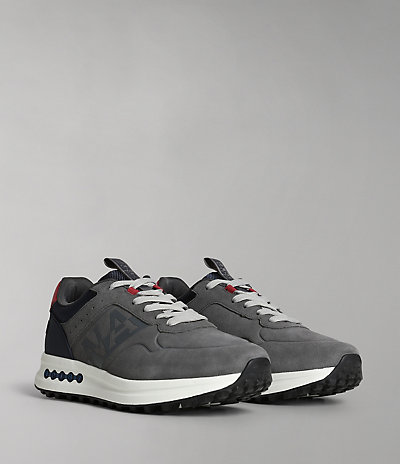 Slate Suede Trainers 1