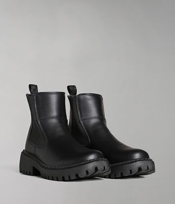 Berry Chelsea Leather Boots | Napapijri