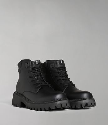Berry Leather Boots | Napapijri