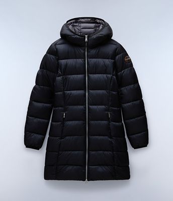 Aerons Rise Long Puffer Jacket | Napapijri | official store