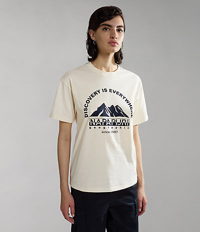 Shetland T-shirt met korte mouwen