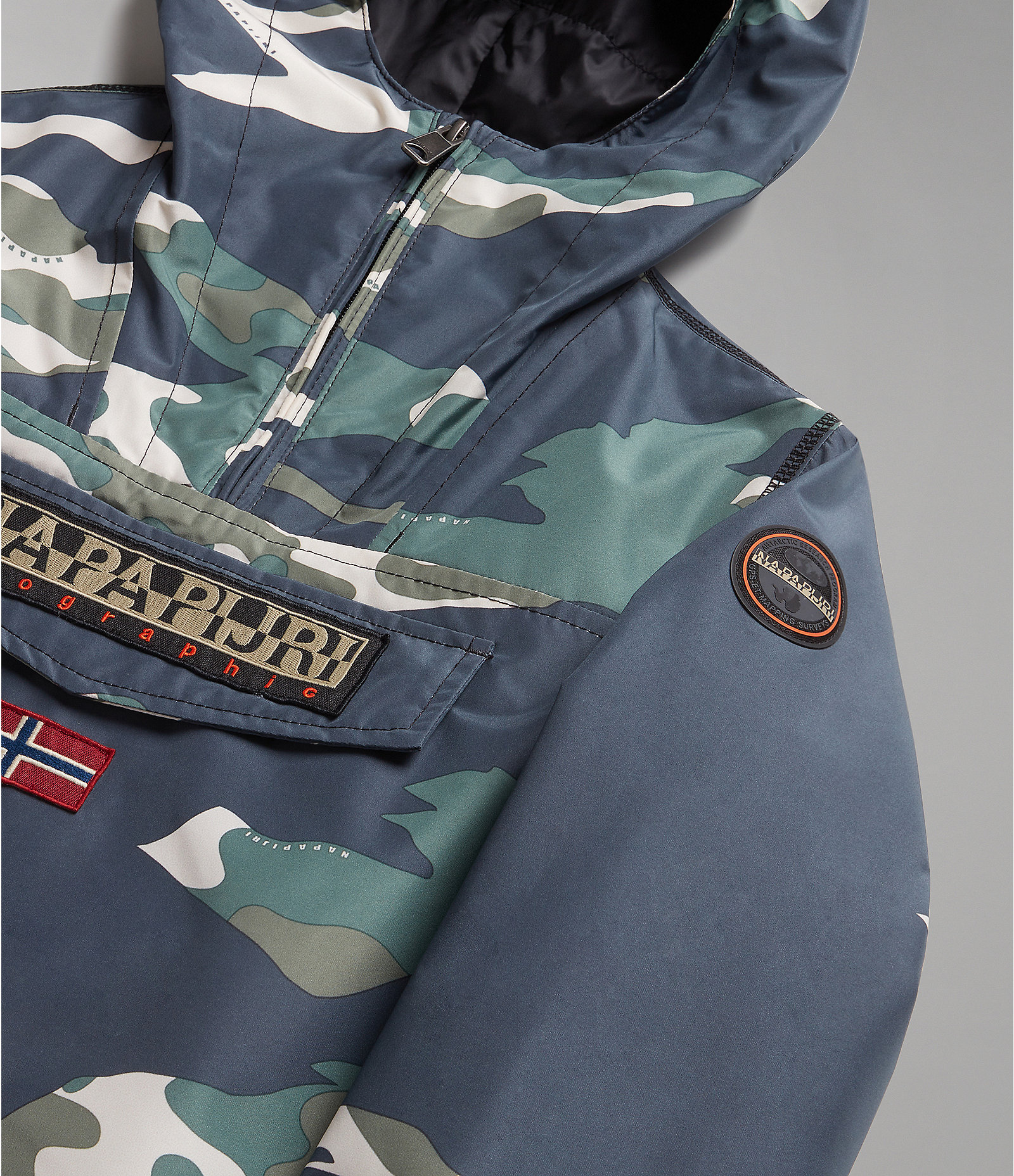 Rainforest Print Winter Anorak Jacket (4-16 YEARS Rainforest Print Winter Anorak Jacket (4-16 YEARS