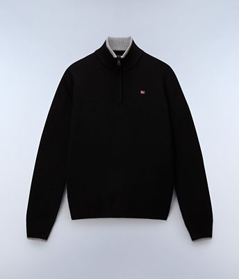 Black napapijri jumper best sale