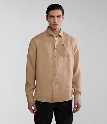 Linen Overhemd met Lange Mouwen | Napapijri