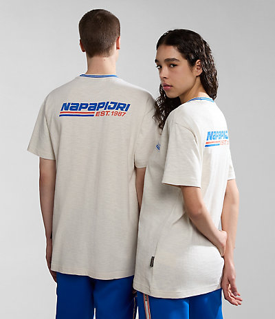 Grober Kurzarm-T-Shirt 1