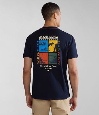 Kurzarm-T-Shirt Gras | Napapijri
