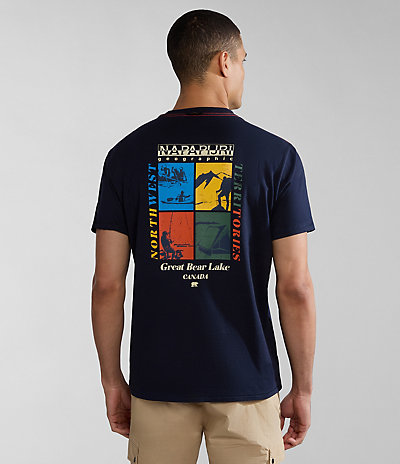 Kurzarm-T-Shirt Gras 1