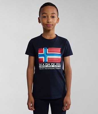 Liard T-Shirt met Korte Mouwen (4-16 jaar) | Napapijri