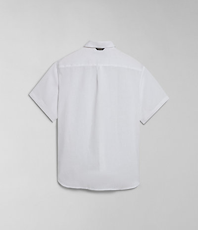 Linen Overhemd met Korte Mouwen 6