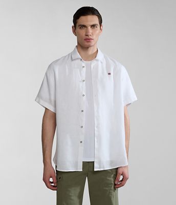 Linen Short Sleeve Shirt | Napapijri