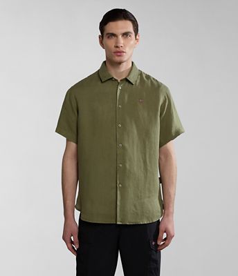 Linen Short Sleeve Shirt | Napapijri