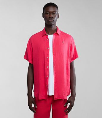 Linen Overhemd met Korte Mouwen | Napapijri