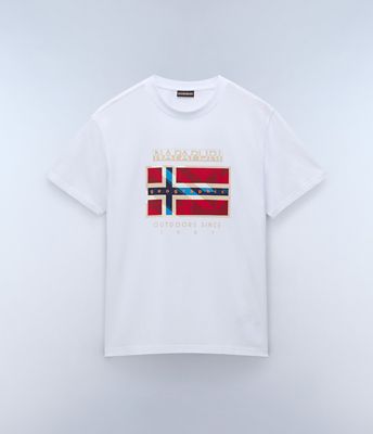 T-Shirt a Maniche Corte Dorees | Napapijri